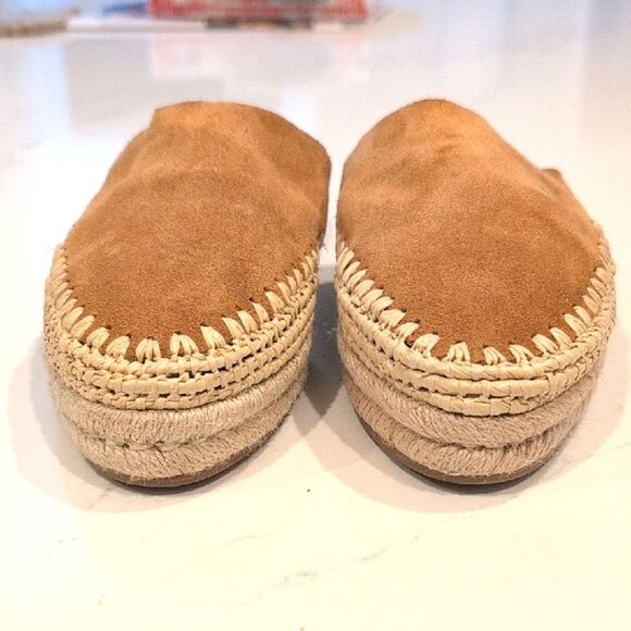 Sam Edelman Austin Suede Espadrille Mule in Caramel Size 7.5 - Picture 5 of 12